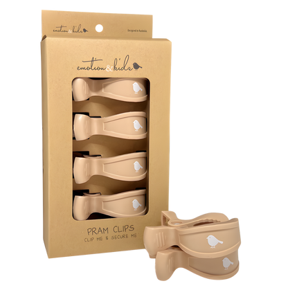 Iced Coffee Pram Clip (4pk)