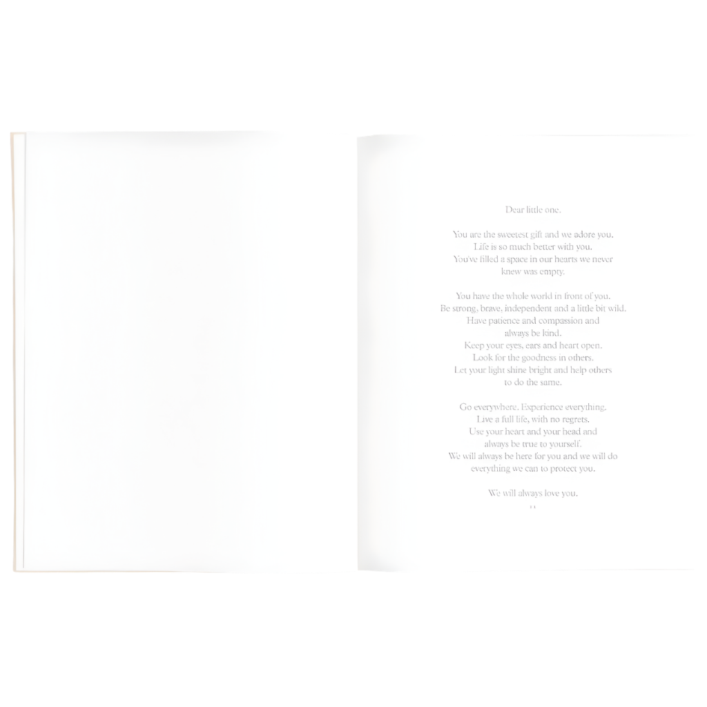 Fox & Fallow Buttermilk Baby Journal 