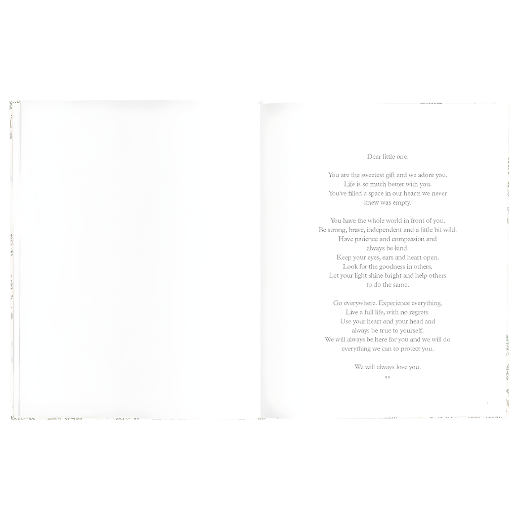 Fox & Fallow Cypress Baby Journal