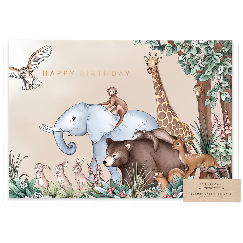 Happy Birthday Woodland Animals