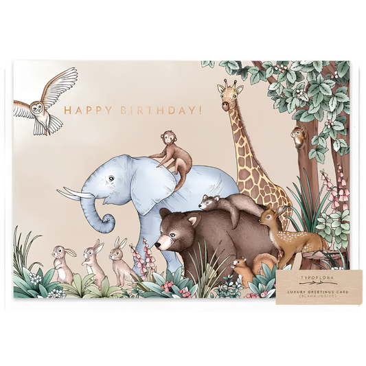 Happy Birthday Woodland Animals
