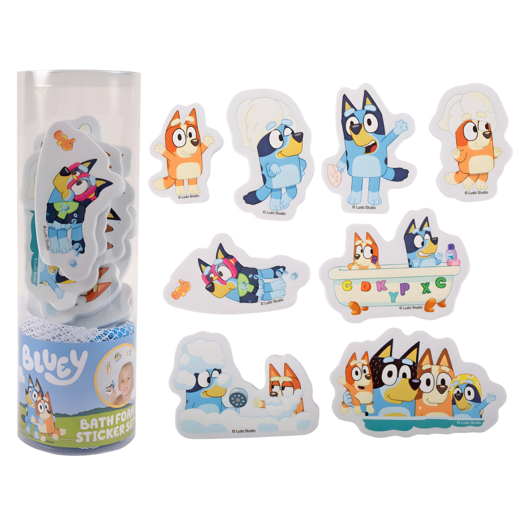Bluey Foam Bath Stickers 