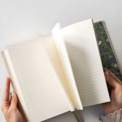Bespoke Letterpress Linen Bound Journal Desert Sand