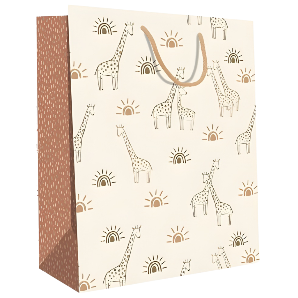 Gift Bag - Giraffes (Med)