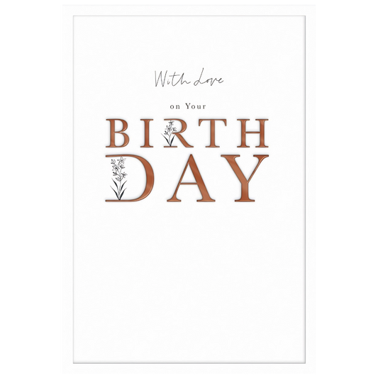 With Love on Your Birthday 