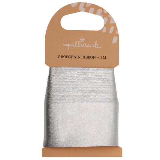 Fabric Ribbon - Silver (2m)