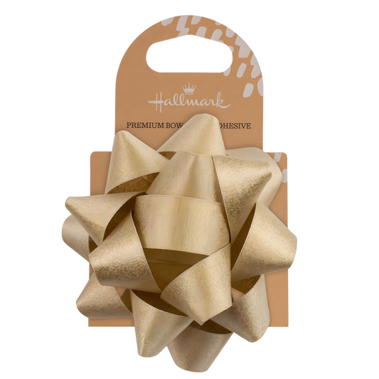 Fabric Gift Bow - Gold (10cm) 