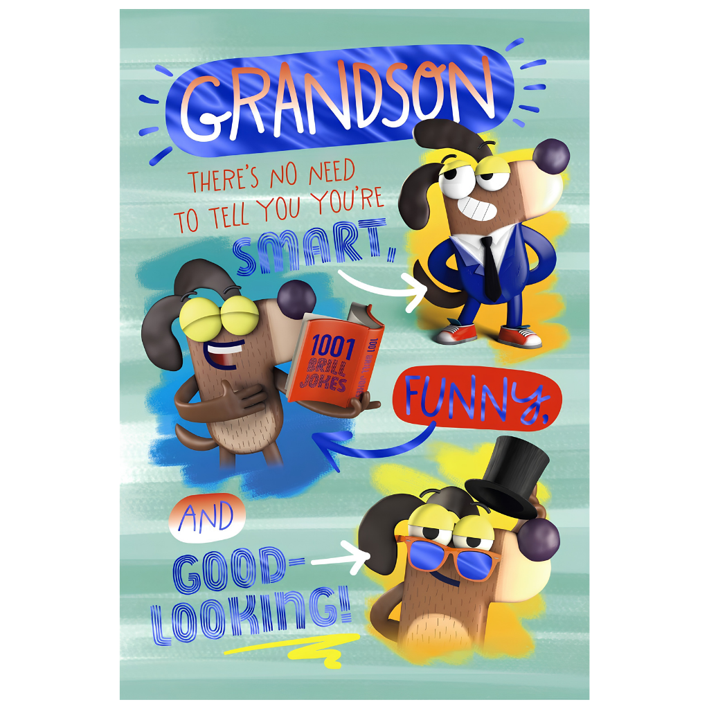 Grandson, Smart, Funny and Good-Looking