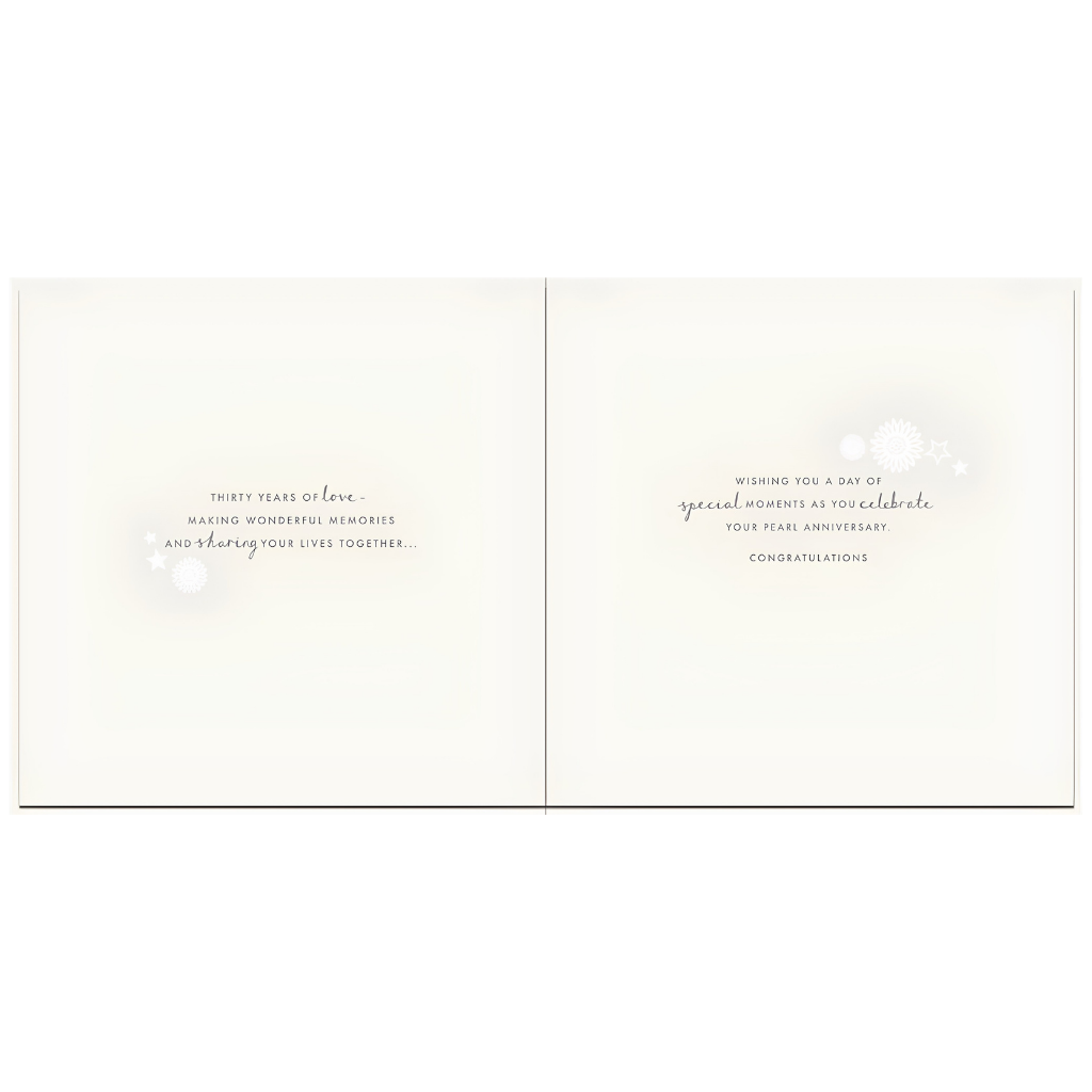 Pearl Wedding Anniversary