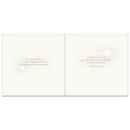Pearl Wedding Anniversary