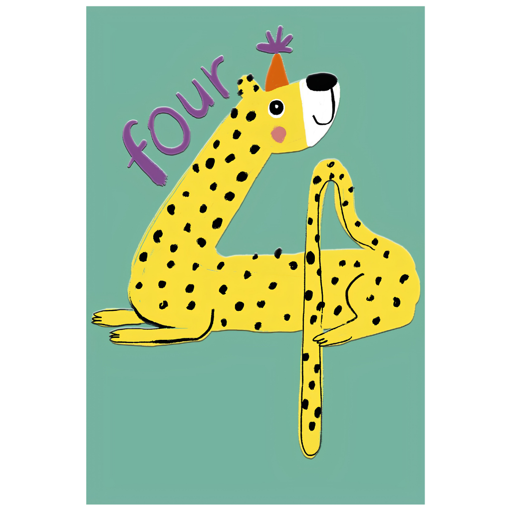 Birthday Cheetah