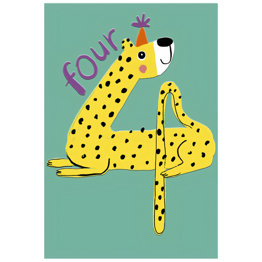 Birthday Cheetah