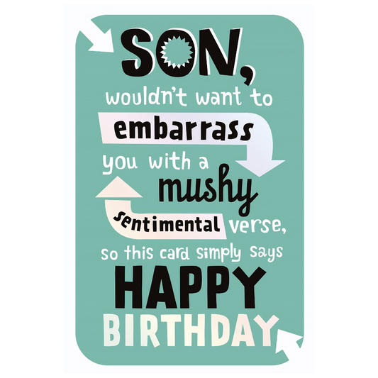 Son, Wouldn't Want to Embarrass You 