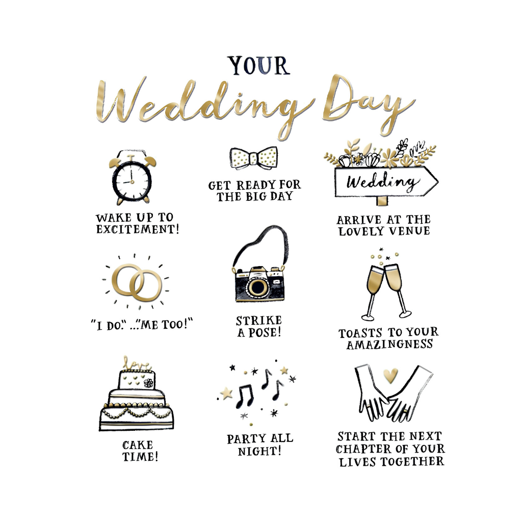 On Your Wedding Day, The List