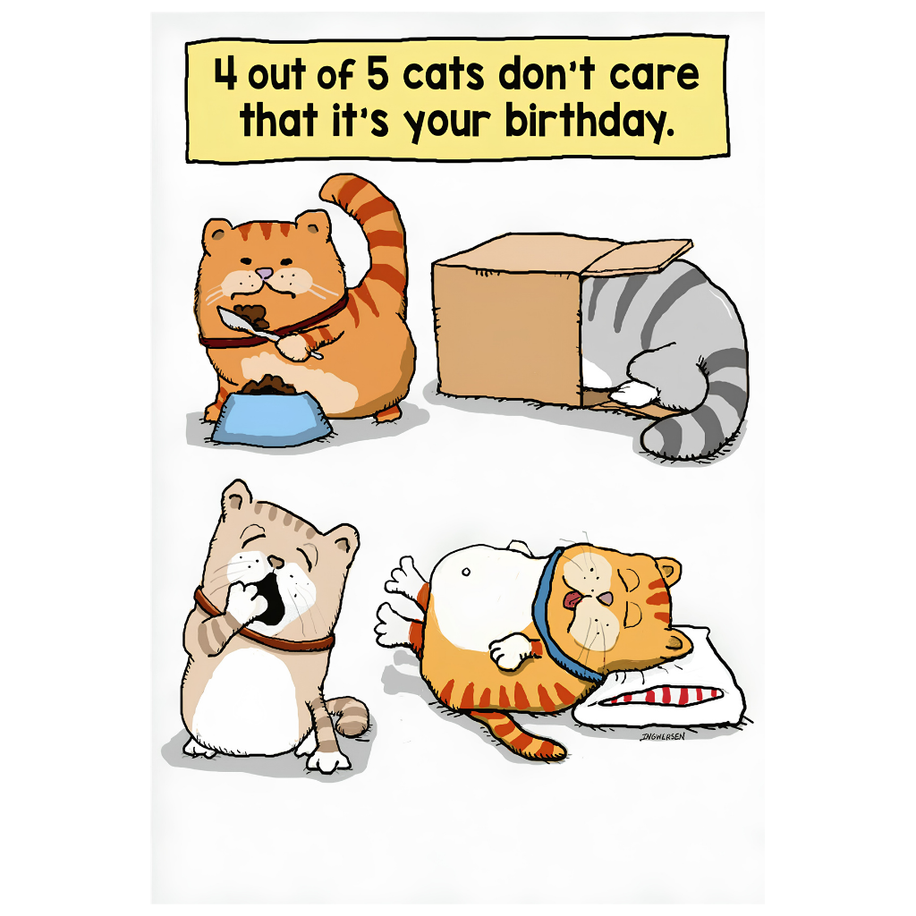 4 Out Of 5 Cats