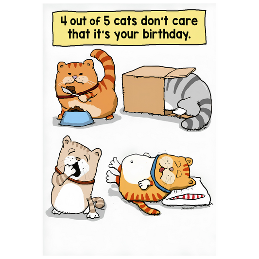 4 Out Of 5 Cats
