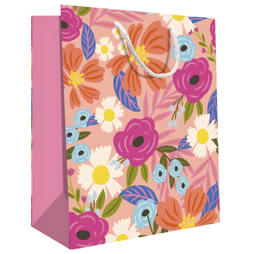 Gift Bag - Pink Florals (Sm) 