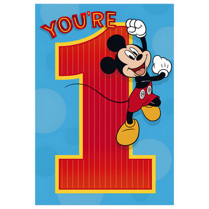 1st Birthday Mickey Mouse