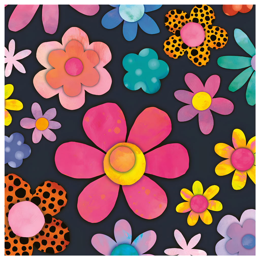 Fluorescent Florals
