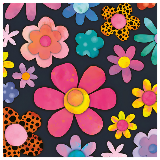 Fluorescent Florals