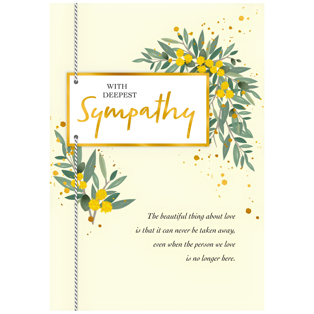 With Deepest Sympathy - Wattle