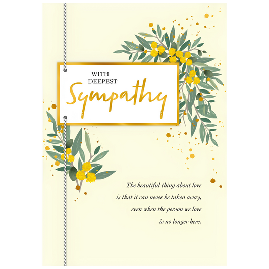 With Deepest Sympathy - Wattle