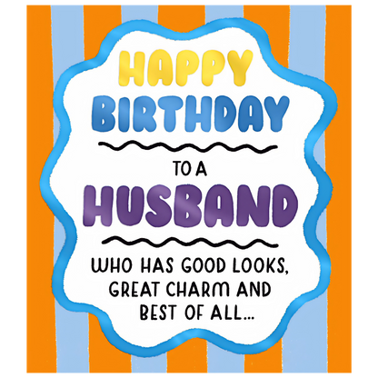 Happy Birthday To a Husband