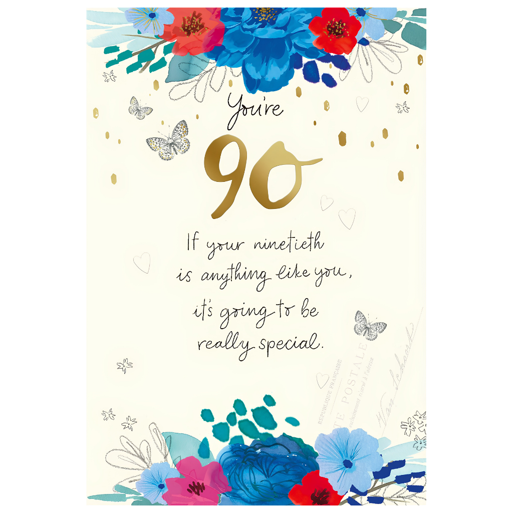 90th Birthday Floral