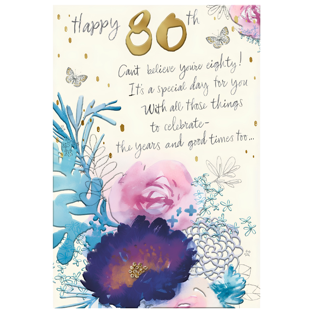 80th Birthday Florals