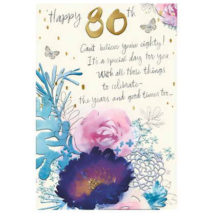 80th Birthday Florals