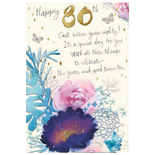 80th Birthday Florals