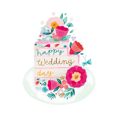 Happy Wedding Day Layer Cake