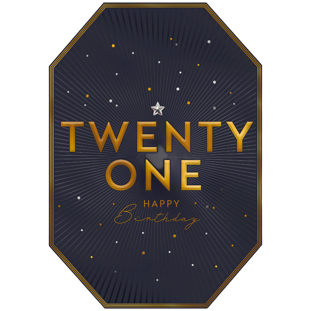 Twenty One Happy Birthday