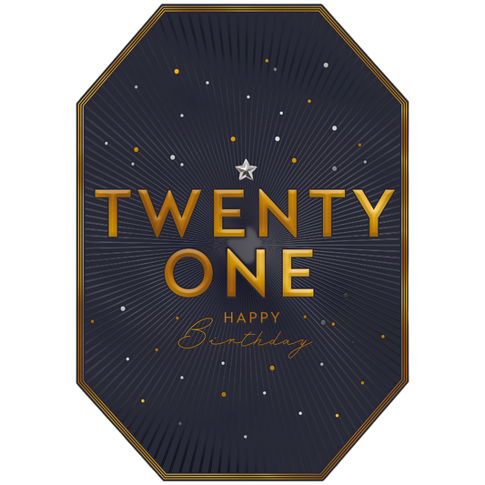 Twenty One Happy Birthday