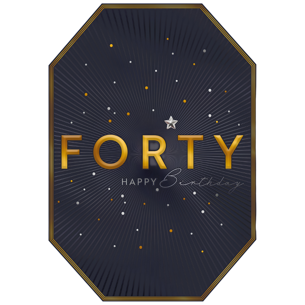 Forty Happy Birthday