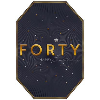 Forty Happy Birthday