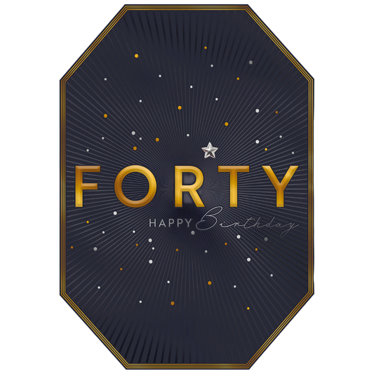 Forty Happy Birthday