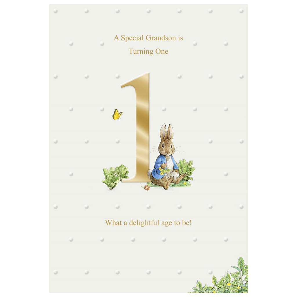 Grandson Turning One, Peter Rabbit