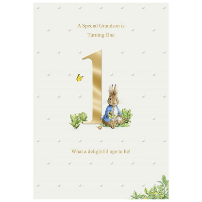 Grandson Turning One, Peter Rabbit