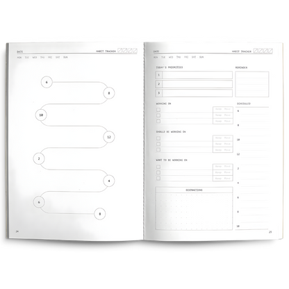 Creator's Friend Notebook - Fast Brain (Cloudy Day) [Col.:CLOUDY DAY]