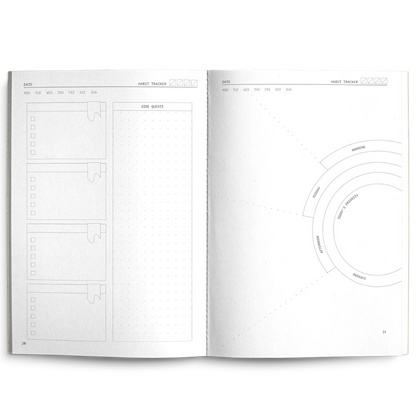 Creator's Friend Notebook - Fast Brain (Blue Lagoon) [Col.:BLUE LAGOON]