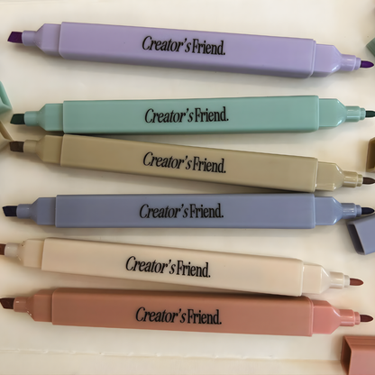Creator's Friend Zero Bleed Highlighters (Pk 6)