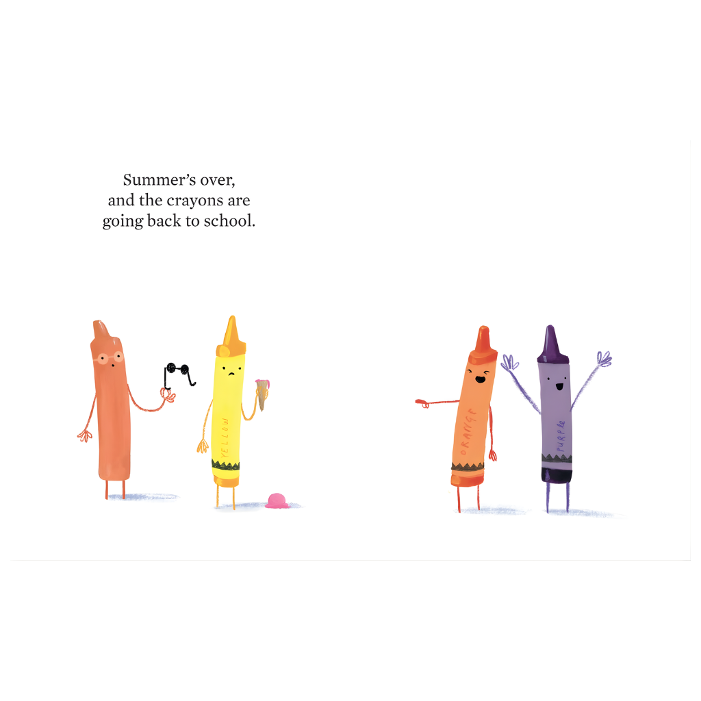 The Crayons Go Back To School 