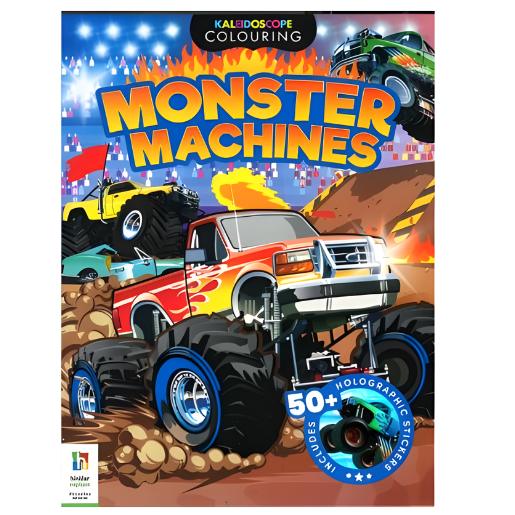 Monster Machines Colouring Book