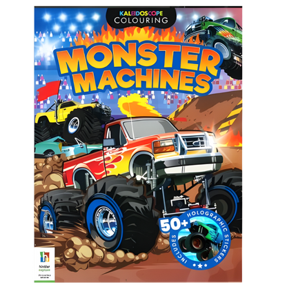 Monster Machines Colouring Book