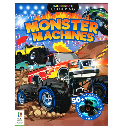 Monster Machines Colouring Book