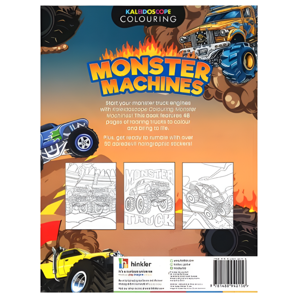 Monster Machines Colouring Book