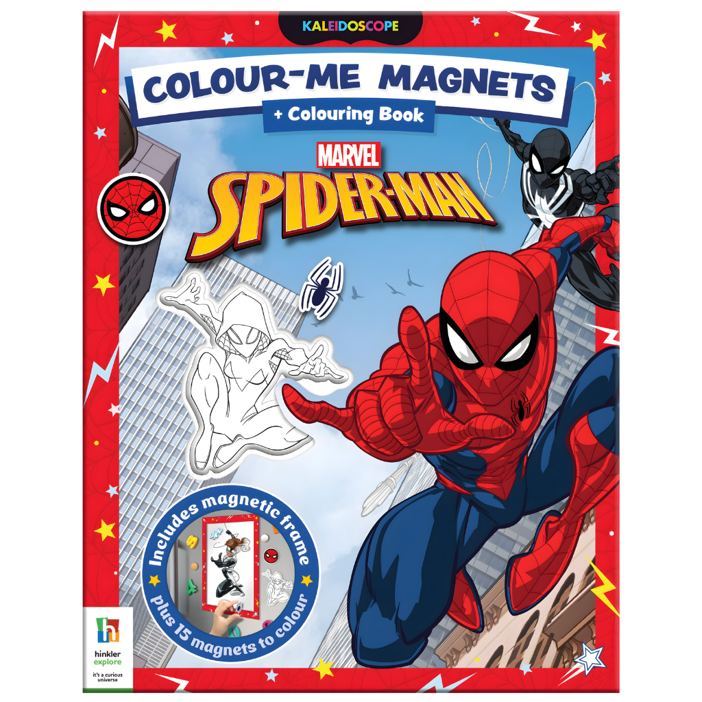 Spider-Man Colour-Me Magnets & Colouring Book