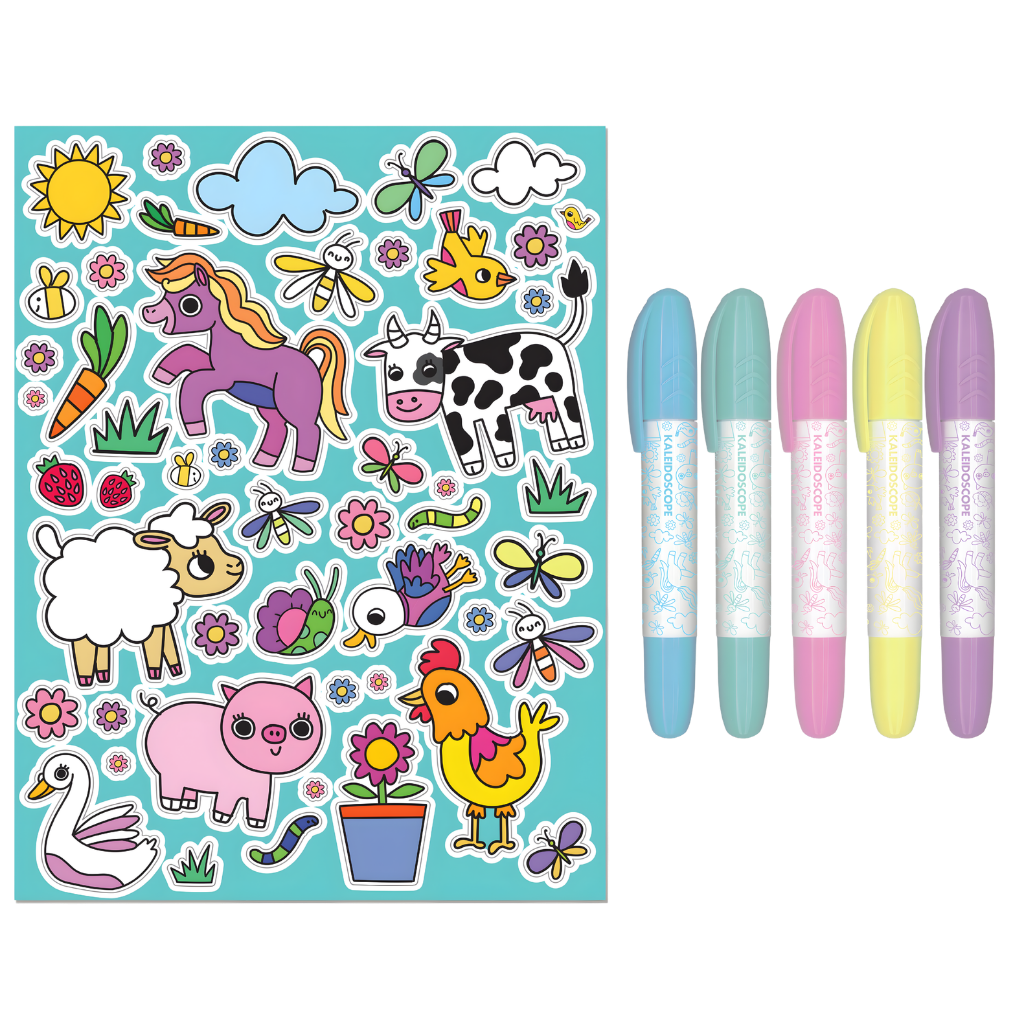 On The Farm Colouring Kit
