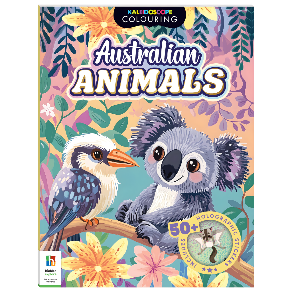 Australian Animals Colouring & Sticker Book